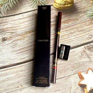 Tom Ford Lip Sculptor Lip Pencil/ Liner + Sharpener, 108 Headline .04 oz, NIB